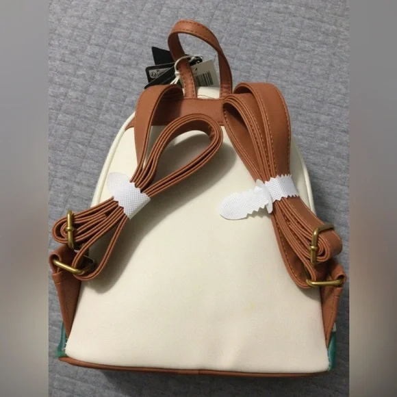 Loungefly Disney Alice in Wonderland Flower Path Mini Soft Tag Backpack - Picture 4 of 7